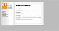 Desktop Screenshot of gfafbouw.com